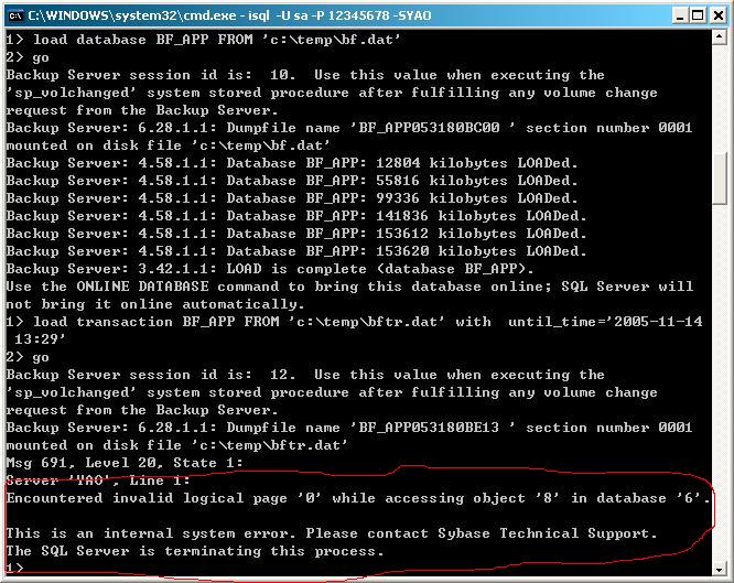 load  transaction